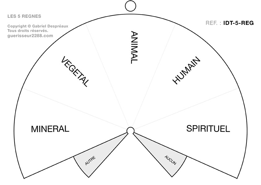 guerisseur desenvouteur - Guerisseur spirituel :   5 règnes