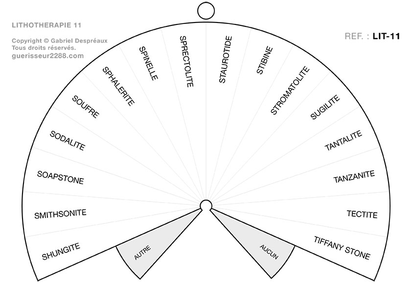 guerisseur desenvouteur - Guerisseur spirituel :   Lithothérapie n° 11